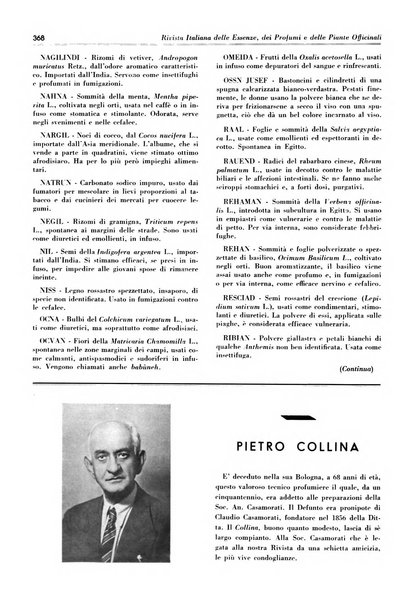 Rivista italiana delle essenze, dei profumi e delle piante officinali organo di propaganda del gruppo produttori materie aromatiche della Federazione nazionale fascista industrie chimiche ed affini