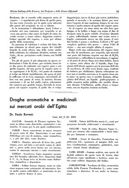 Rivista italiana delle essenze, dei profumi e delle piante officinali organo di propaganda del gruppo produttori materie aromatiche della Federazione nazionale fascista industrie chimiche ed affini