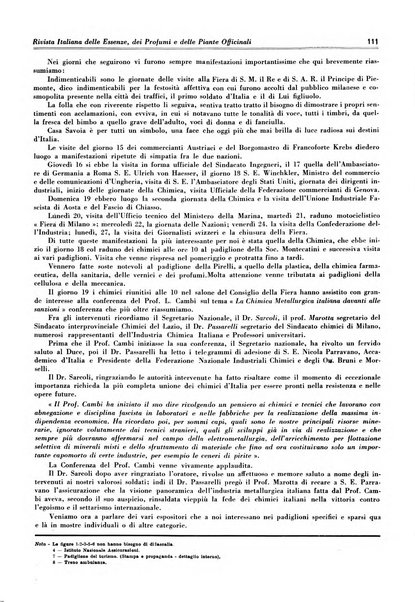 Rivista italiana delle essenze, dei profumi e delle piante officinali organo di propaganda del gruppo produttori materie aromatiche della Federazione nazionale fascista industrie chimiche ed affini