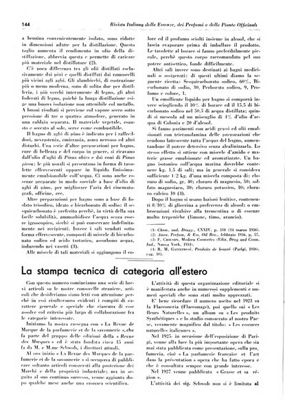 Rivista italiana delle essenze, dei profumi e delle piante officinali organo di propaganda del gruppo produttori materie aromatiche della Federazione nazionale fascista industrie chimiche ed affini