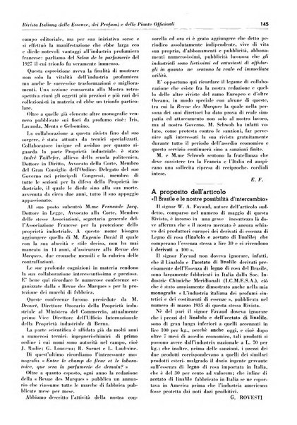 Rivista italiana delle essenze, dei profumi e delle piante officinali organo di propaganda del gruppo produttori materie aromatiche della Federazione nazionale fascista industrie chimiche ed affini