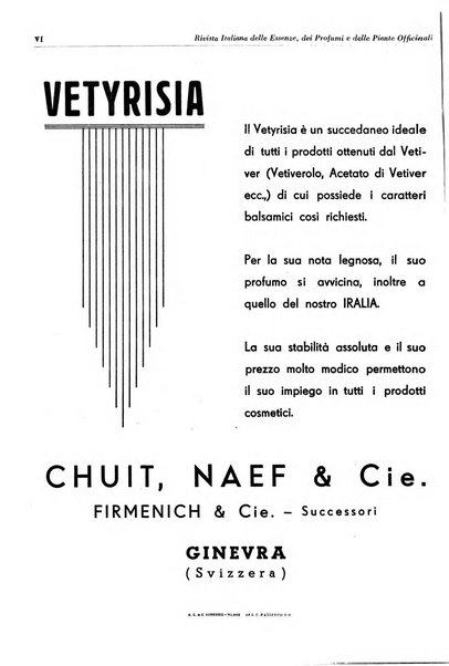 Rivista italiana delle essenze, dei profumi e delle piante officinali organo di propaganda del gruppo produttori materie aromatiche della Federazione nazionale fascista industrie chimiche ed affini