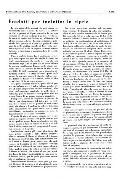 Rivista italiana delle essenze, dei profumi e delle piante officinali organo di propaganda del gruppo produttori materie aromatiche della Federazione nazionale fascista industrie chimiche ed affini