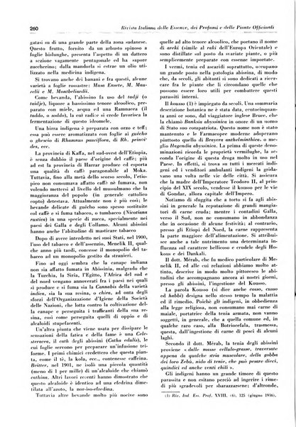 Rivista italiana delle essenze, dei profumi e delle piante officinali organo di propaganda del gruppo produttori materie aromatiche della Federazione nazionale fascista industrie chimiche ed affini