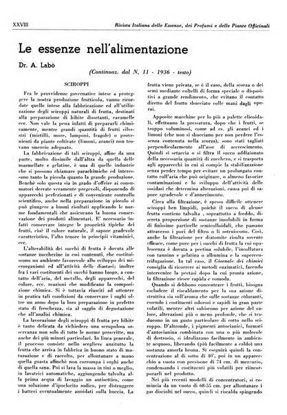 Rivista italiana delle essenze, dei profumi e delle piante officinali organo di propaganda del gruppo produttori materie aromatiche della Federazione nazionale fascista industrie chimiche ed affini