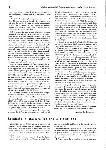 Rivista italiana delle essenze, dei profumi e delle piante officinali organo di propaganda del gruppo produttori materie aromatiche della Federazione nazionale fascista industrie chimiche ed affini