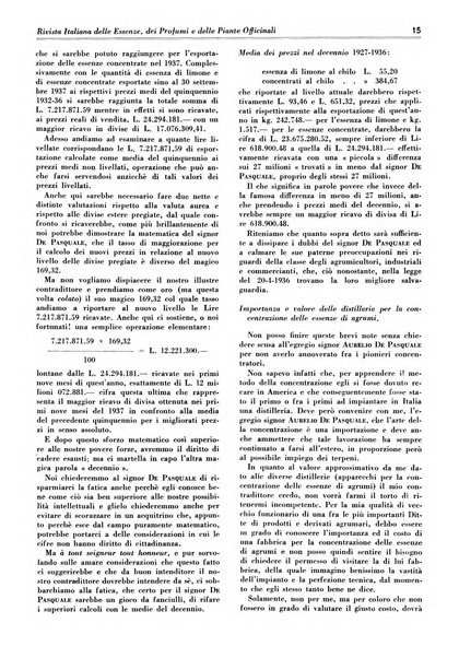 Rivista italiana delle essenze, dei profumi e delle piante officinali organo di propaganda del gruppo produttori materie aromatiche della Federazione nazionale fascista industrie chimiche ed affini