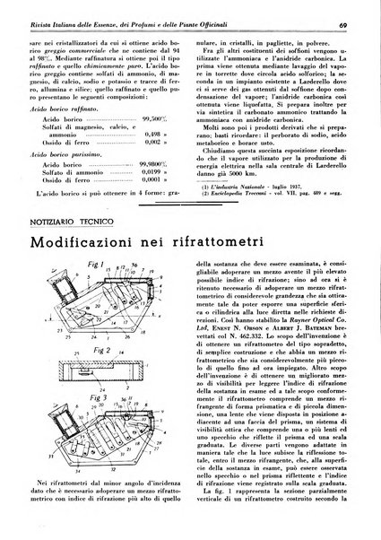 Rivista italiana delle essenze, dei profumi e delle piante officinali organo di propaganda del gruppo produttori materie aromatiche della Federazione nazionale fascista industrie chimiche ed affini