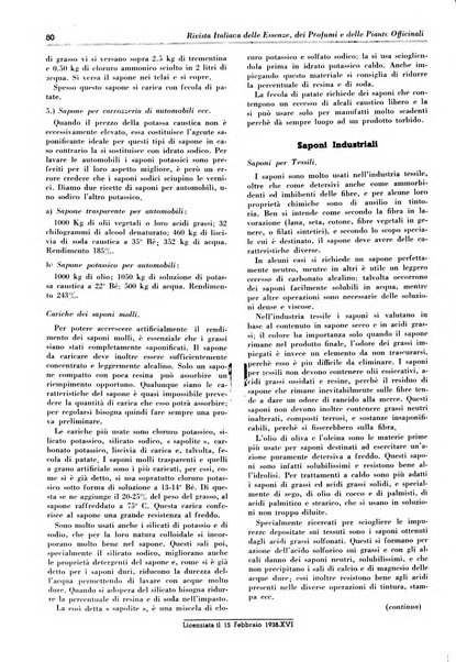 Rivista italiana delle essenze, dei profumi e delle piante officinali organo di propaganda del gruppo produttori materie aromatiche della Federazione nazionale fascista industrie chimiche ed affini