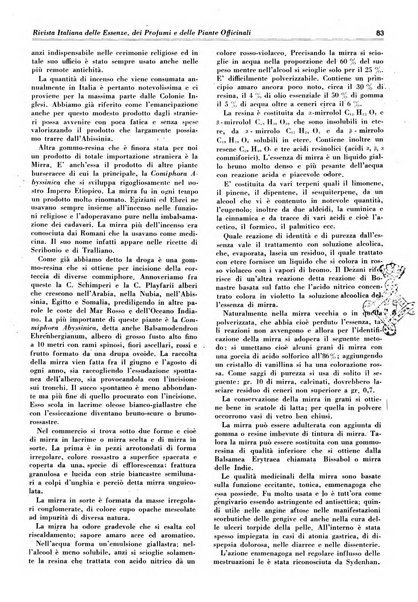 Rivista italiana delle essenze, dei profumi e delle piante officinali organo di propaganda del gruppo produttori materie aromatiche della Federazione nazionale fascista industrie chimiche ed affini