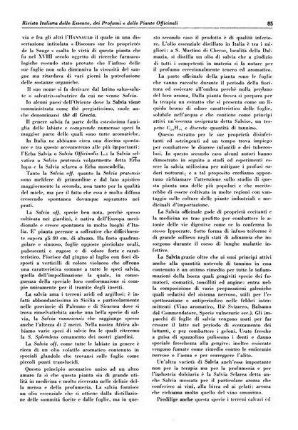 Rivista italiana delle essenze, dei profumi e delle piante officinali organo di propaganda del gruppo produttori materie aromatiche della Federazione nazionale fascista industrie chimiche ed affini