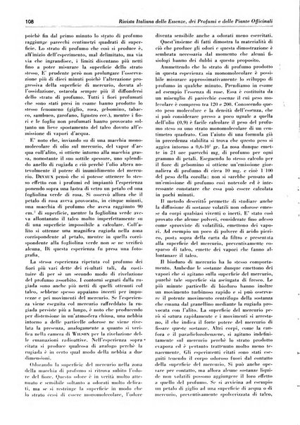 Rivista italiana delle essenze, dei profumi e delle piante officinali organo di propaganda del gruppo produttori materie aromatiche della Federazione nazionale fascista industrie chimiche ed affini