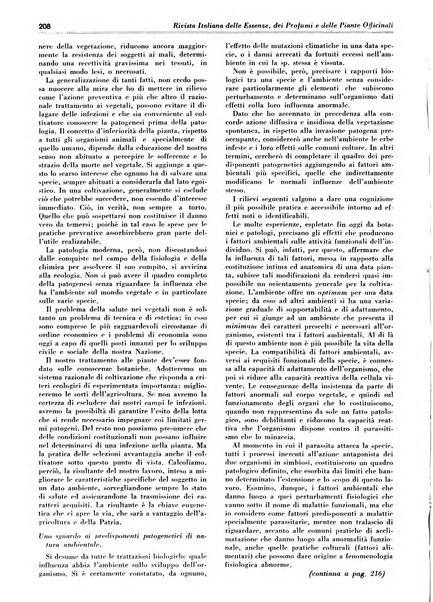 Rivista italiana delle essenze, dei profumi e delle piante officinali organo di propaganda del gruppo produttori materie aromatiche della Federazione nazionale fascista industrie chimiche ed affini