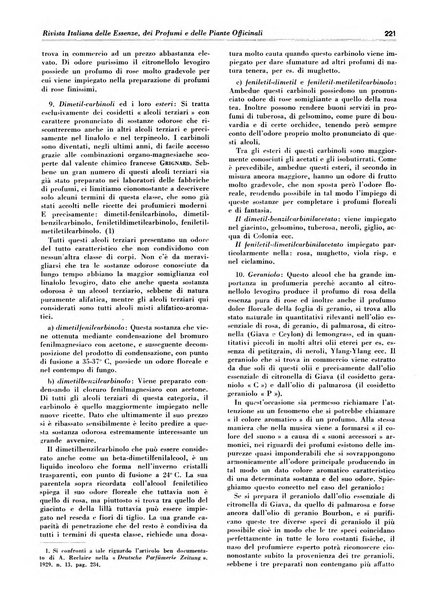 Rivista italiana delle essenze, dei profumi e delle piante officinali organo di propaganda del gruppo produttori materie aromatiche della Federazione nazionale fascista industrie chimiche ed affini