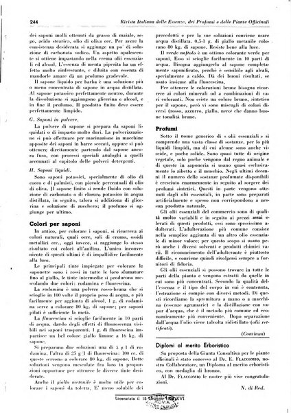 Rivista italiana delle essenze, dei profumi e delle piante officinali organo di propaganda del gruppo produttori materie aromatiche della Federazione nazionale fascista industrie chimiche ed affini