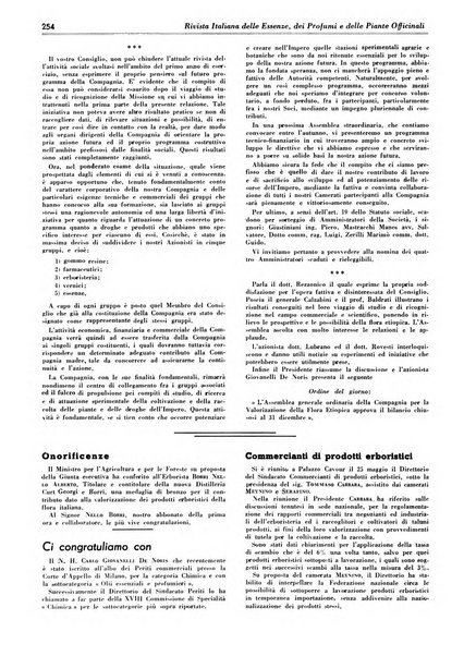 Rivista italiana delle essenze, dei profumi e delle piante officinali organo di propaganda del gruppo produttori materie aromatiche della Federazione nazionale fascista industrie chimiche ed affini