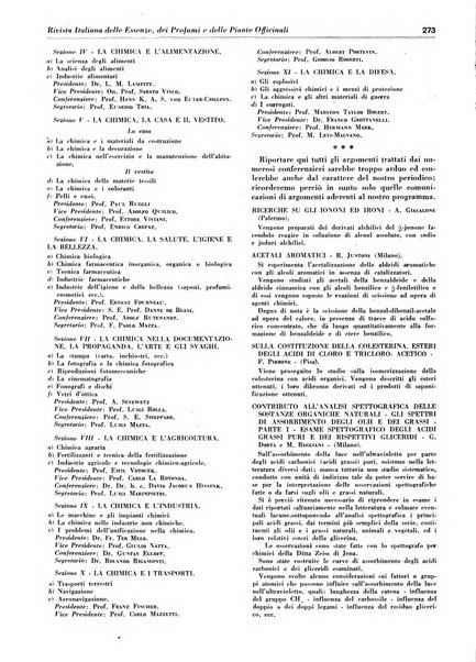 Rivista italiana delle essenze, dei profumi e delle piante officinali organo di propaganda del gruppo produttori materie aromatiche della Federazione nazionale fascista industrie chimiche ed affini