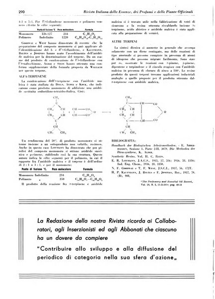 Rivista italiana delle essenze, dei profumi e delle piante officinali organo di propaganda del gruppo produttori materie aromatiche della Federazione nazionale fascista industrie chimiche ed affini