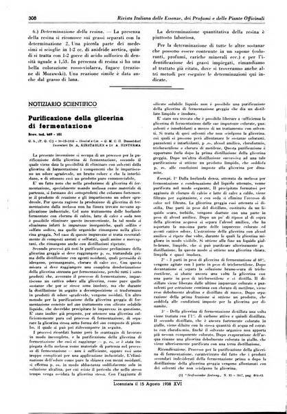 Rivista italiana delle essenze, dei profumi e delle piante officinali organo di propaganda del gruppo produttori materie aromatiche della Federazione nazionale fascista industrie chimiche ed affini