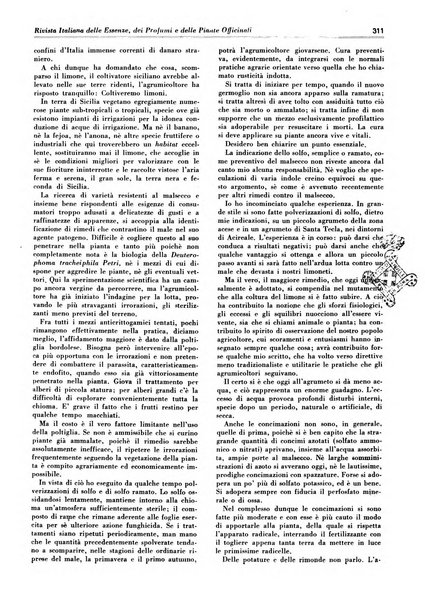 Rivista italiana delle essenze, dei profumi e delle piante officinali organo di propaganda del gruppo produttori materie aromatiche della Federazione nazionale fascista industrie chimiche ed affini