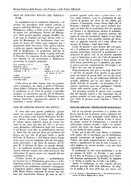 Rivista italiana delle essenze, dei profumi e delle piante officinali organo di propaganda del gruppo produttori materie aromatiche della Federazione nazionale fascista industrie chimiche ed affini