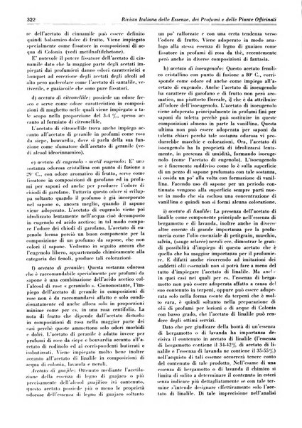 Rivista italiana delle essenze, dei profumi e delle piante officinali organo di propaganda del gruppo produttori materie aromatiche della Federazione nazionale fascista industrie chimiche ed affini