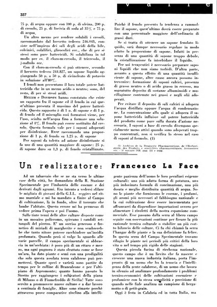 Rivista italiana delle essenze, dei profumi e delle piante officinali organo di propaganda del gruppo produttori materie aromatiche della Federazione nazionale fascista industrie chimiche ed affini