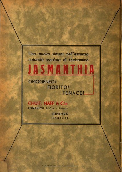 Rivista italiana delle essenze, dei profumi e delle piante officinali organo di propaganda del gruppo produttori materie aromatiche della Federazione nazionale fascista industrie chimiche ed affini