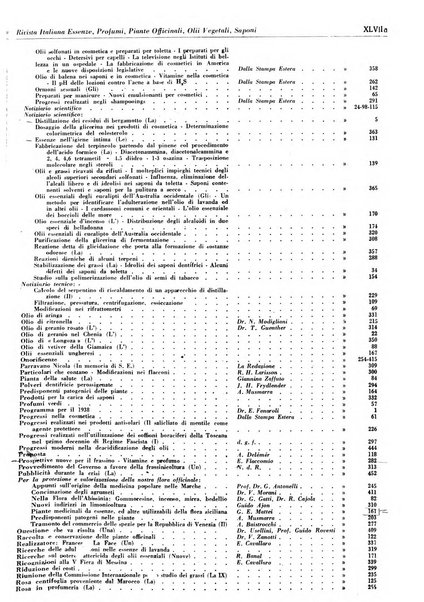 Rivista italiana delle essenze, dei profumi e delle piante officinali organo di propaganda del gruppo produttori materie aromatiche della Federazione nazionale fascista industrie chimiche ed affini