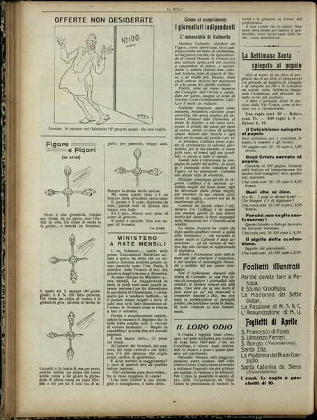 Il mulo : periodico settimanale anticanagliesco