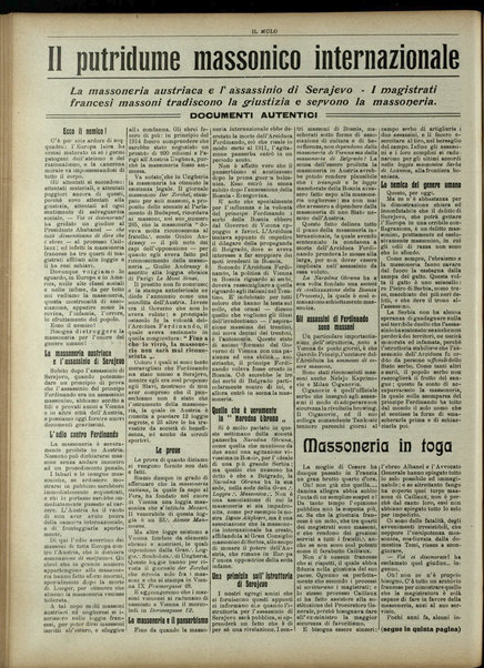 Il mulo : periodico settimanale anticanagliesco