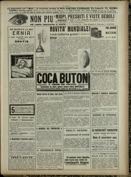 Il mulo : periodico settimanale anticanagliesco