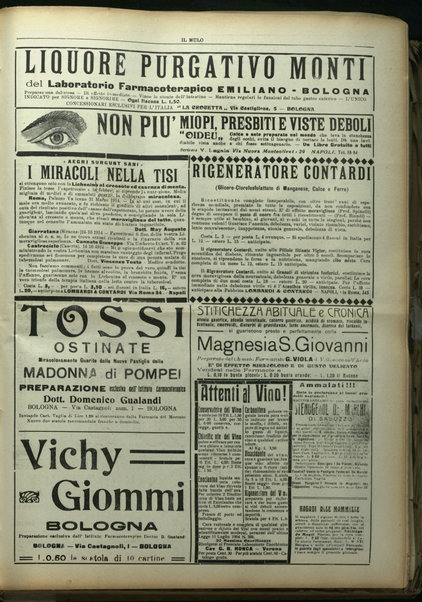 Il mulo : periodico settimanale anticanagliesco