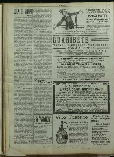 Il mulo : periodico settimanale anticanagliesco