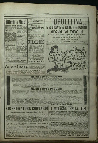 Il mulo : periodico settimanale anticanagliesco