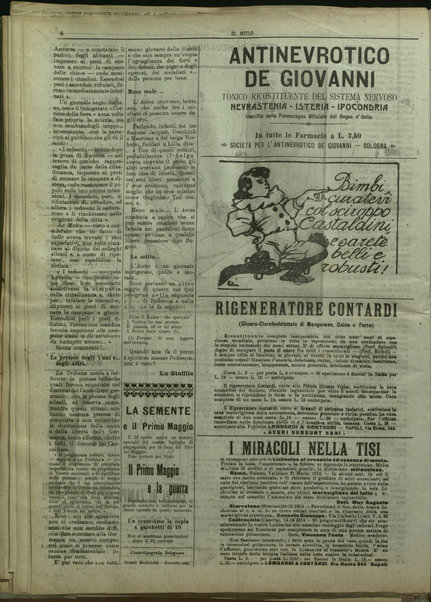 Il mulo : periodico settimanale anticanagliesco