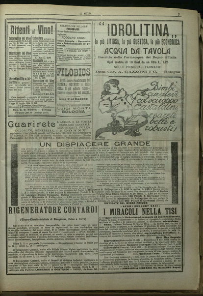 Il mulo : periodico settimanale anticanagliesco