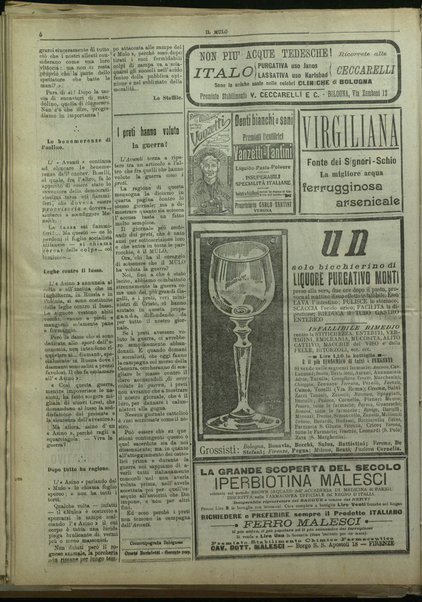 Il mulo : periodico settimanale anticanagliesco