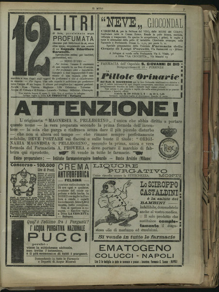 Il mulo : periodico settimanale anticanagliesco