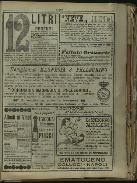 Il mulo : periodico settimanale anticanagliesco