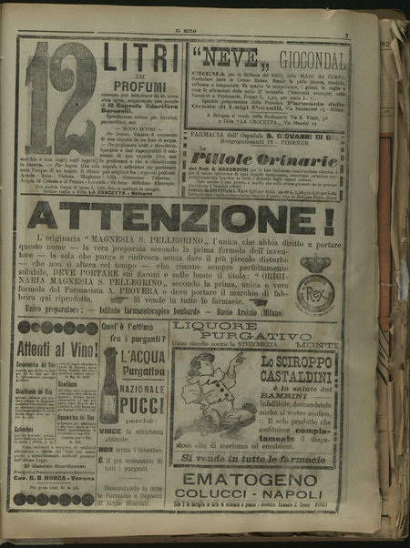 Il mulo : periodico settimanale anticanagliesco