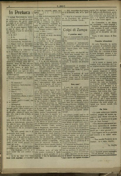 Il mulo : periodico settimanale anticanagliesco