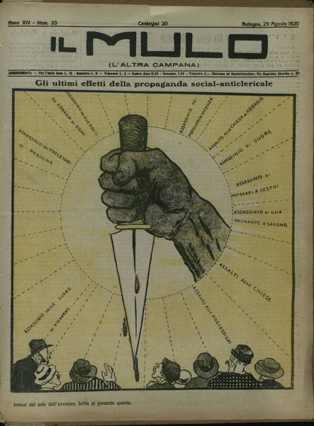 Il mulo : periodico settimanale anticanagliesco