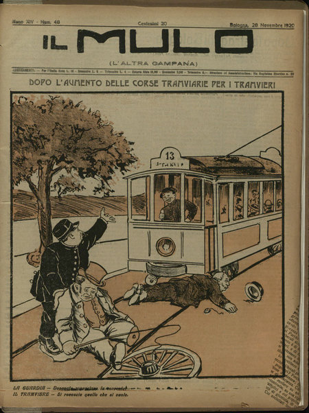 Il mulo : periodico settimanale anticanagliesco