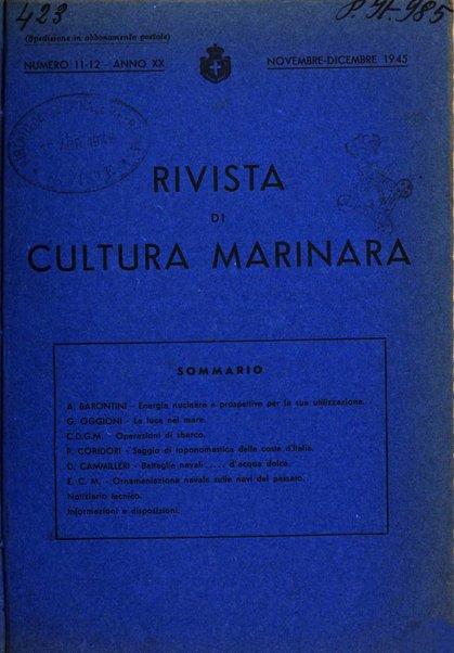 Rivista di cultura marinara