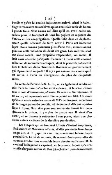 L'ami de la religion et du roi journal ecclesiastique, politique et litteraire