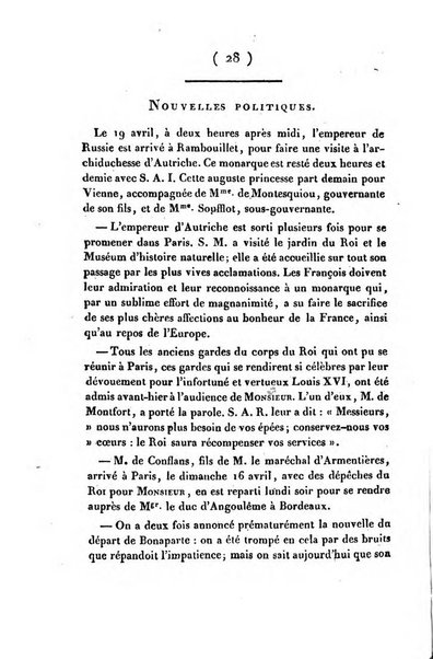 L'ami de la religion et du roi journal ecclesiastique, politique et litteraire