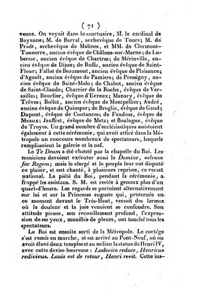 L'ami de la religion et du roi journal ecclesiastique, politique et litteraire