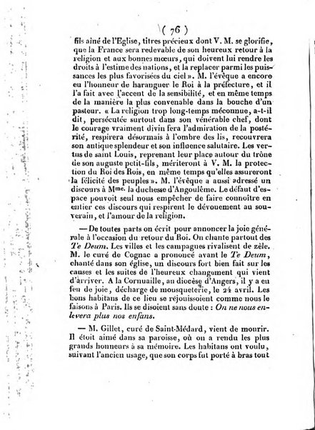 L'ami de la religion et du roi journal ecclesiastique, politique et litteraire