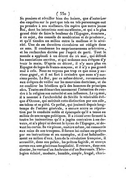 L'ami de la religion et du roi journal ecclesiastique, politique et litteraire